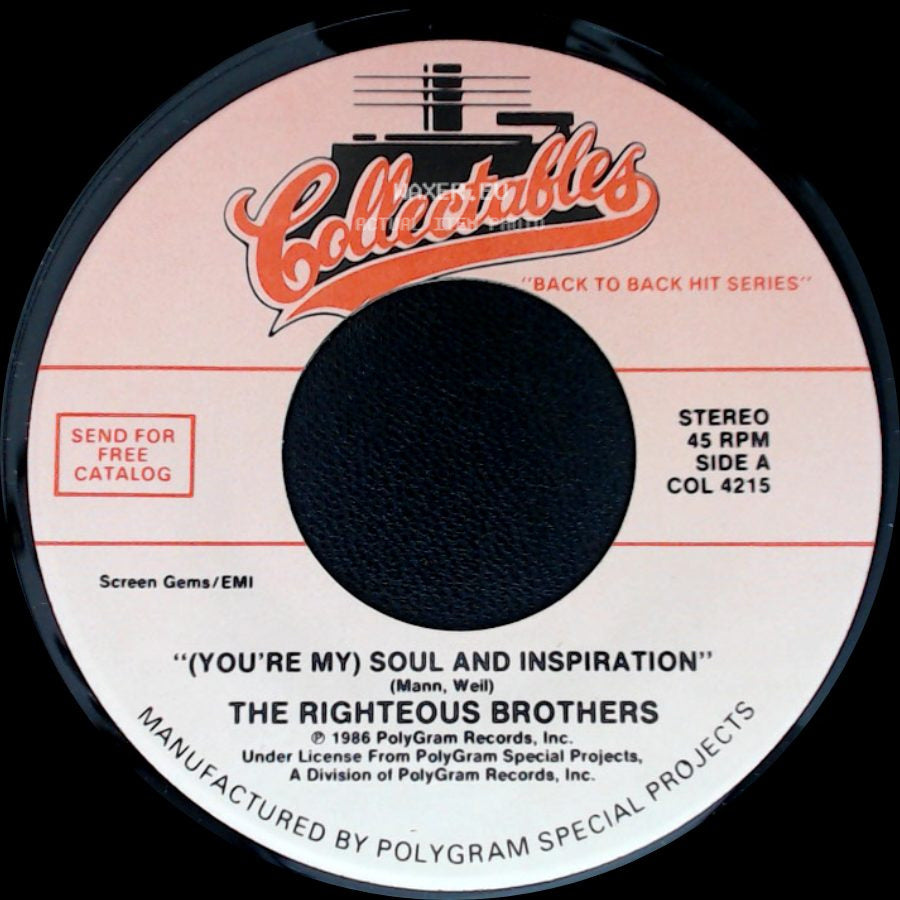 The Righteous Brothers / Conway Twitty - (You're My) Soul And Inspiration / Lonely Blue Boy side A