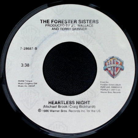 The Forester Sisters - Lonely Alone / Heartless Night side B