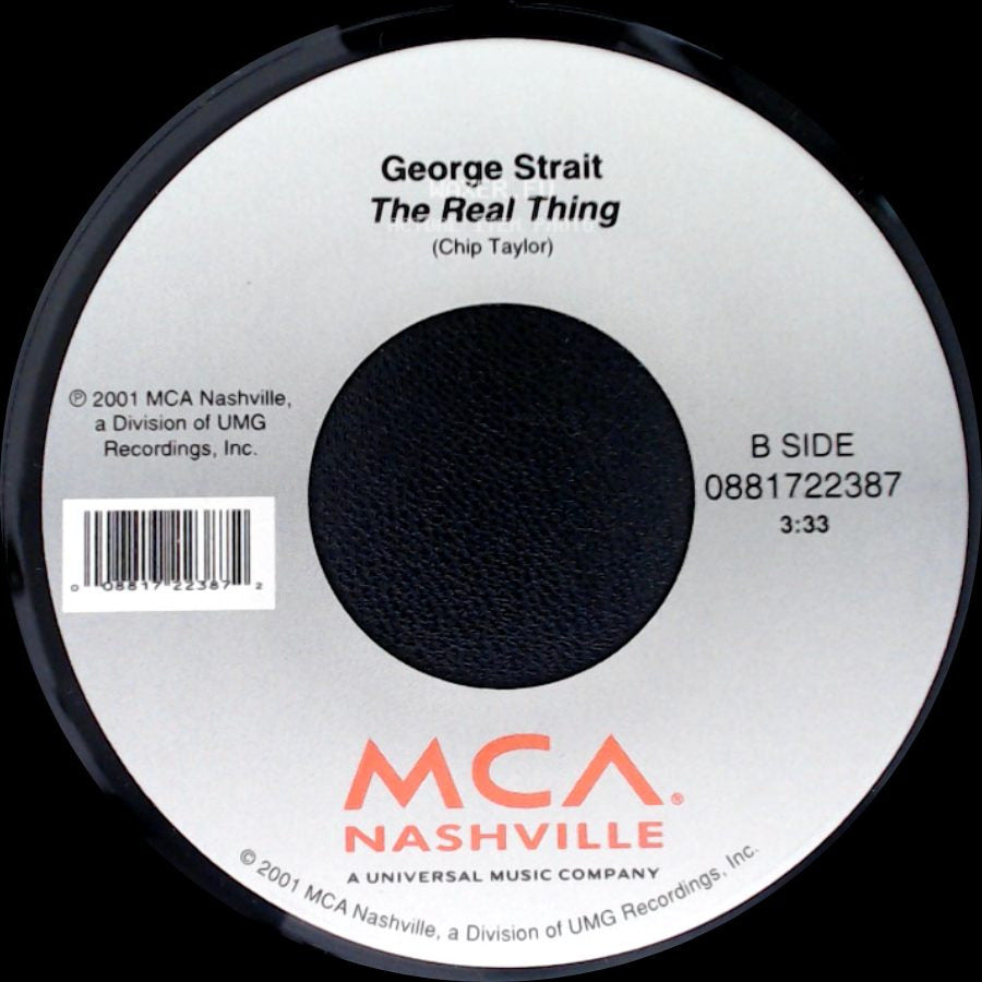 George Strait - Living And Living Well / The Real Thing side B