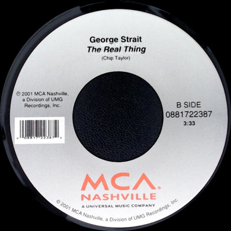 George Strait - Living And Living Well / The Real Thing side B