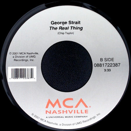 George Strait - Living And Living Well / The Real Thing side B