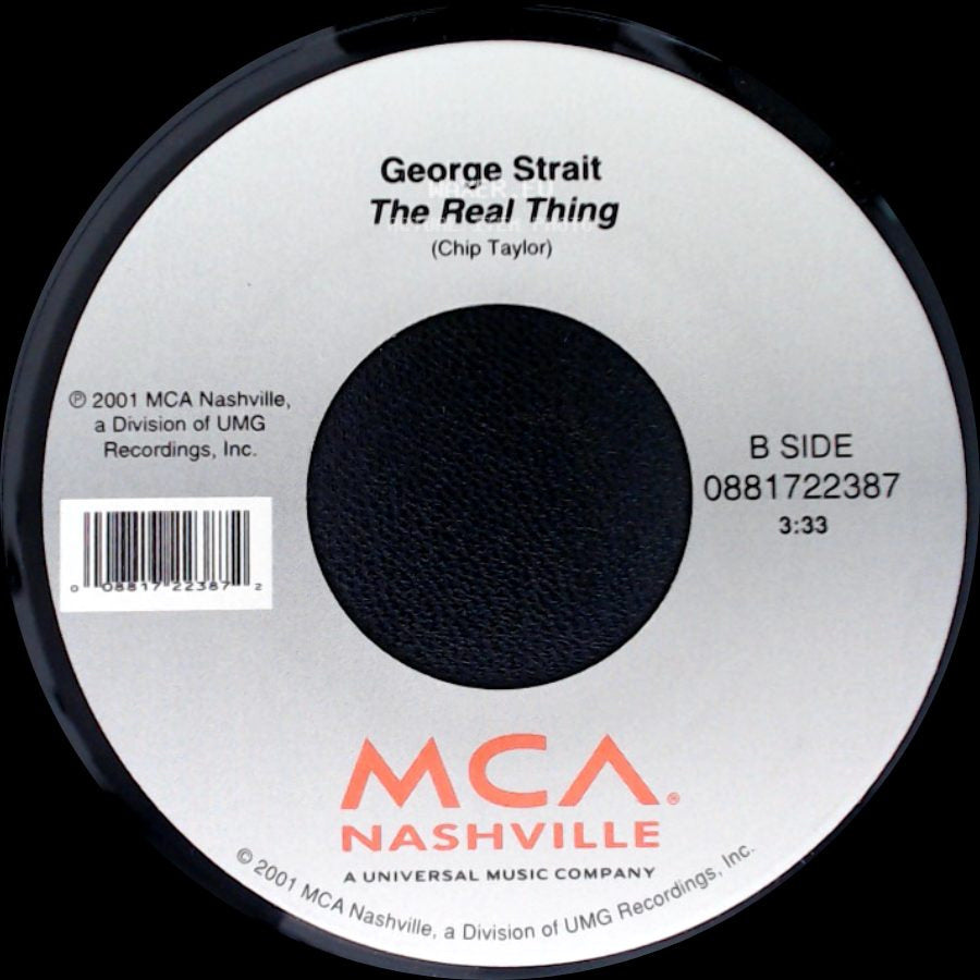 George Strait - Living And Living Well / The Real Thing side B