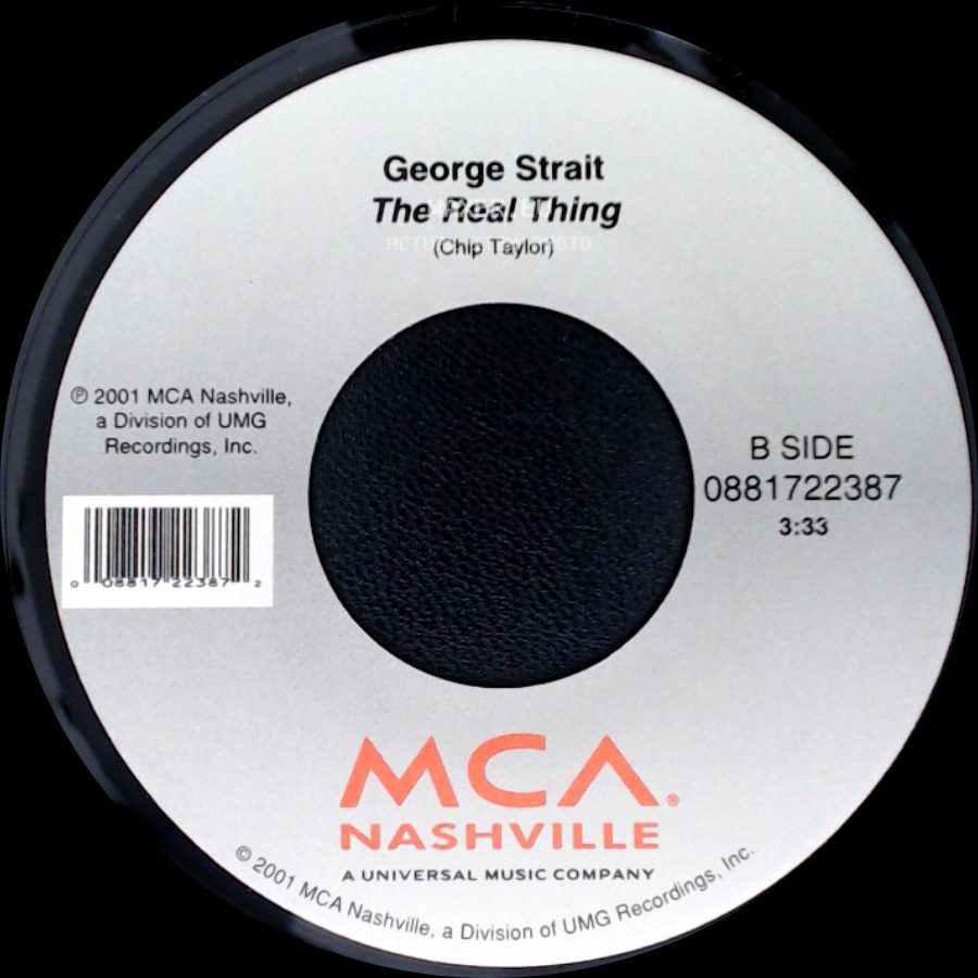 George Strait - Living And Living Well / The Real Thing side B