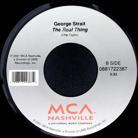 George Strait - Living And Living Well / The Real Thing side B