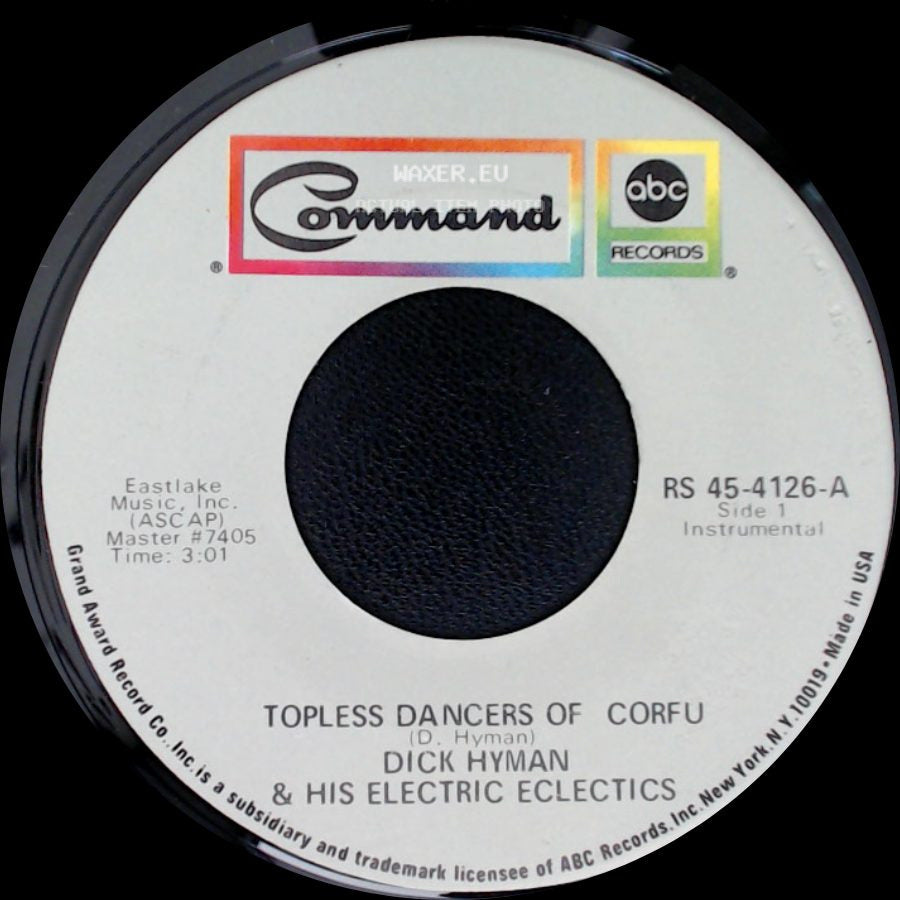 Dick Hyman & His Electric Eclectics - Topless Dancers Of Corfu / The Minotaur side A