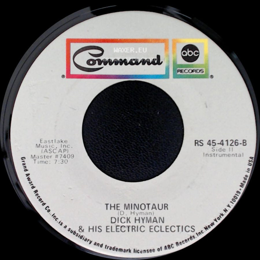 Dick Hyman & His Electric Eclectics - Topless Dancers Of Corfu / The Minotaur side B