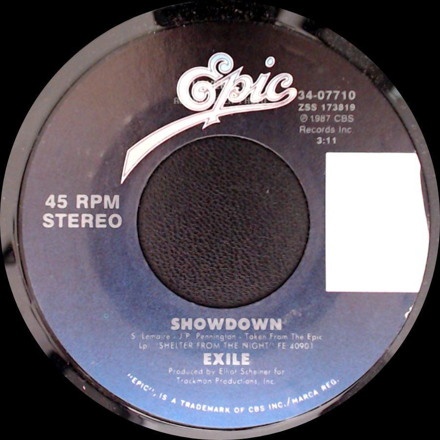 Exile - Feel Like Foolin' Around / Showdown side B