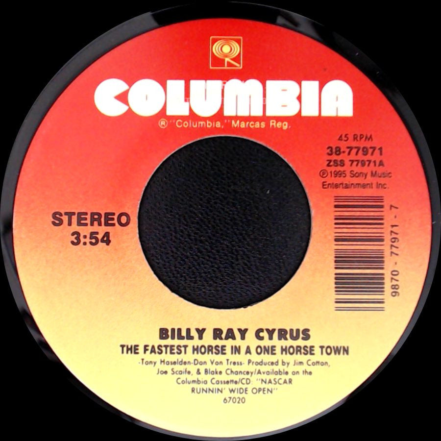 Billy Ray Cyrus / Rick Trevino - The Fastest Horse In A One Horse Town / Cadillac Ranch side A