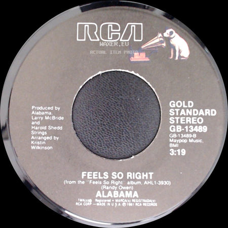 Alabama - Feels So Right / Mountain Music side A