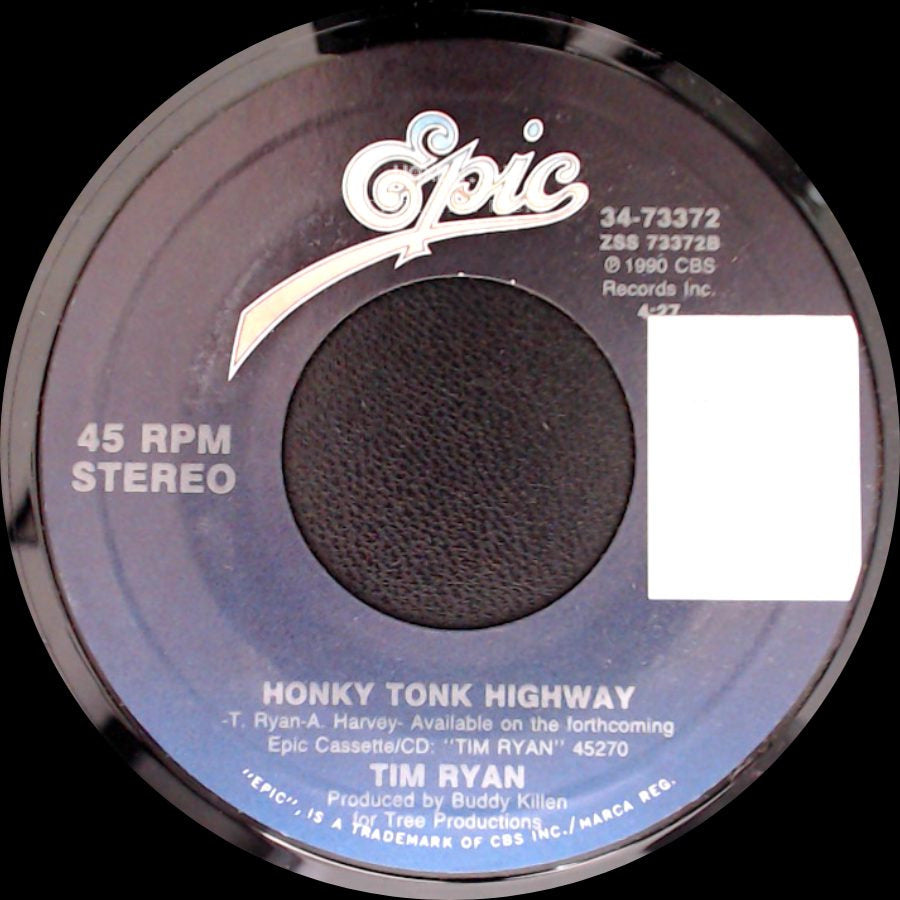 Tim Ryan - Honky Tonk Highway / Dance In Circles side A