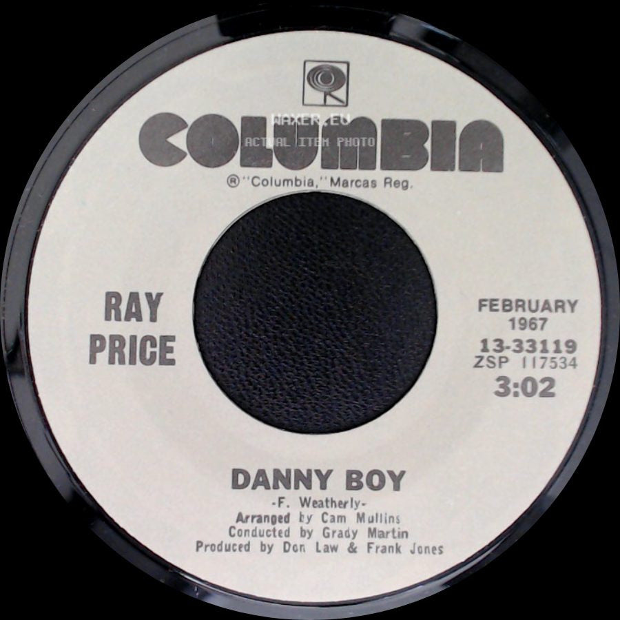 Ray Price - Danny Boy / I'm Still Not Over You side A