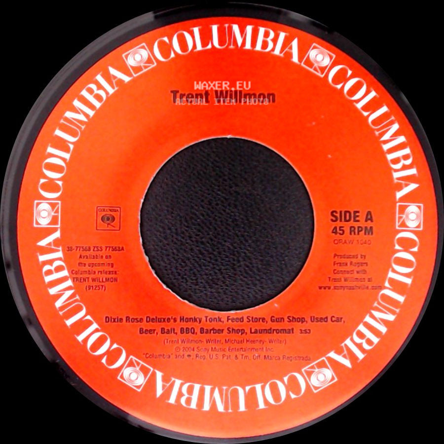 Trent Willmon - Dixie Rose Deluxe's Honky Tonk, Feed Store, Gun Shop, Used Car, Beer, Ball, Bbq, Barber Shop, Laundromat / Beer Man side A
