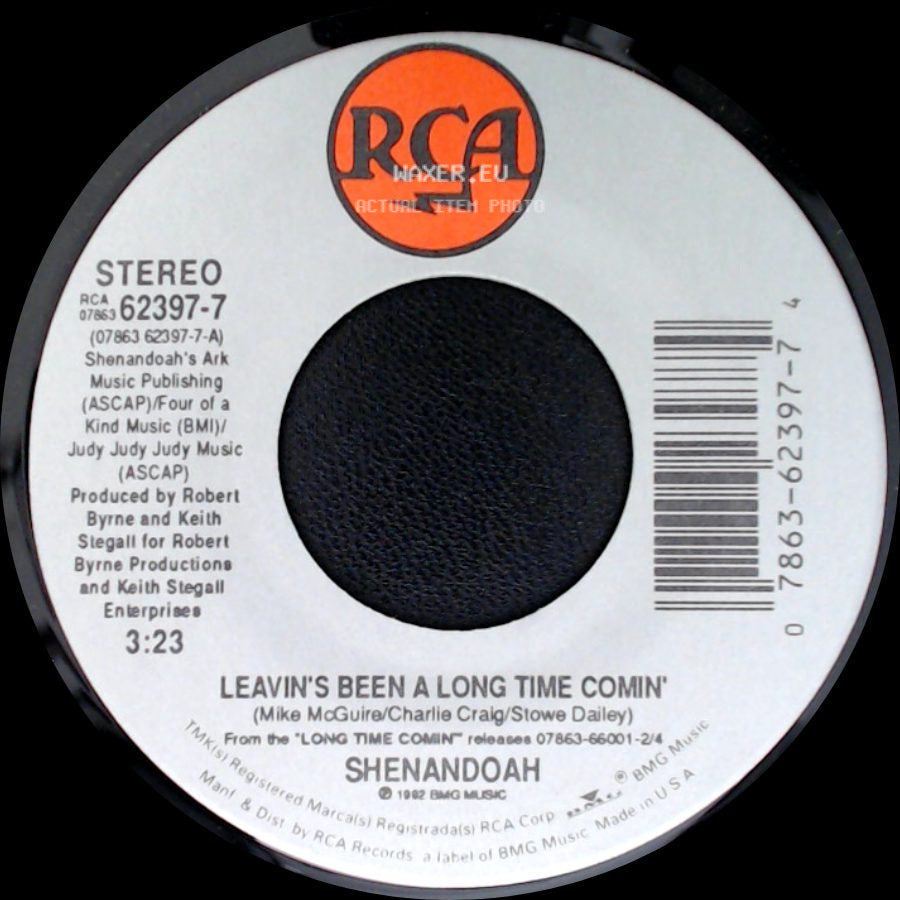 Shenandoah - I Was Young Once Too / Leavin's Been A Long Time Comin' side B