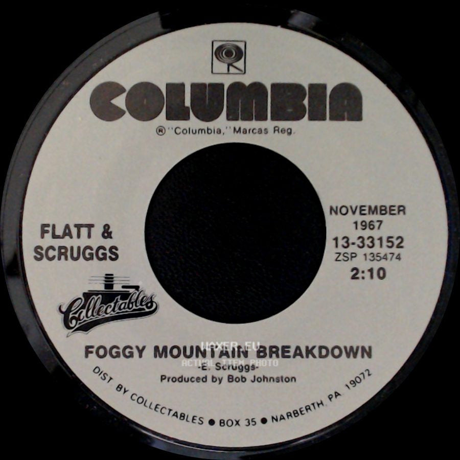 Flatt & Scruggs - Foggy Mountain Breakdown / Like A Rolling Stone side A