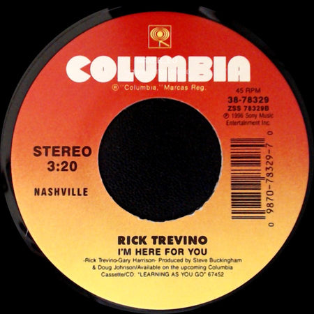 Rick Trevino - Learning As You Go / I'm Here For You side B