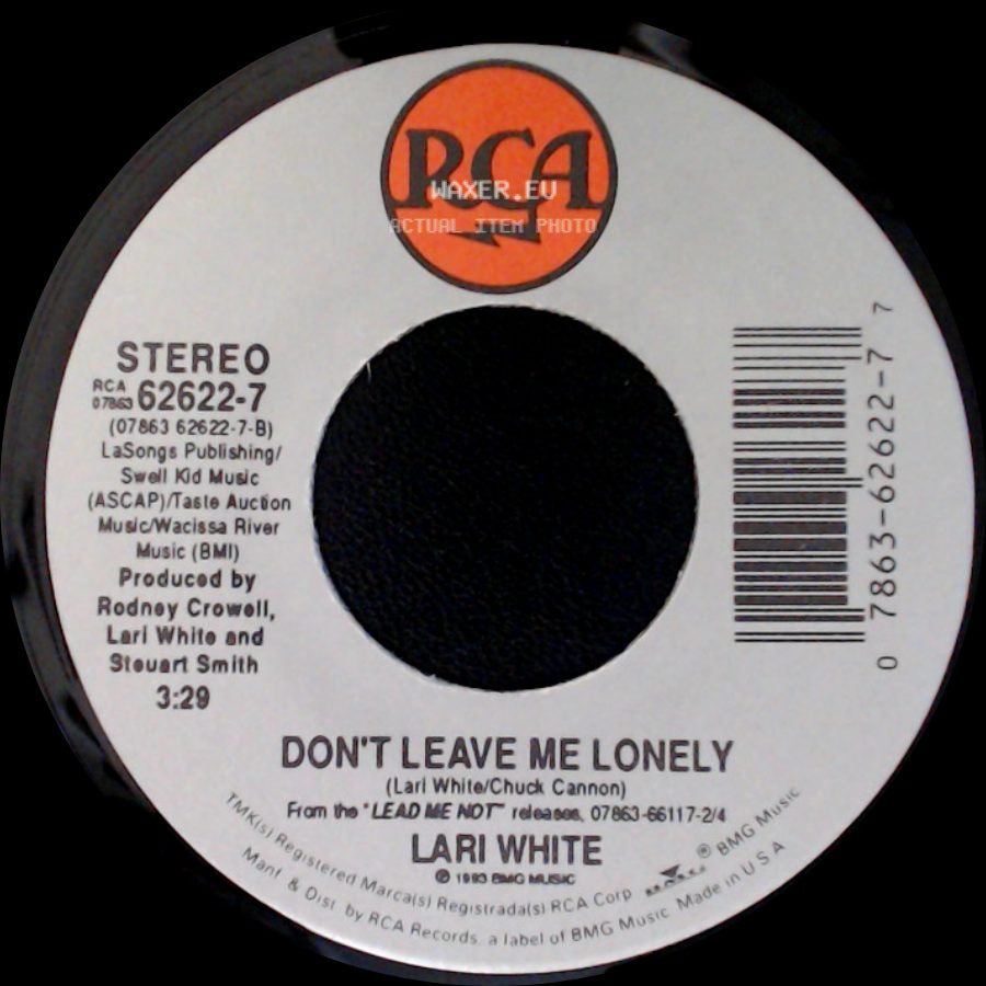 Lari White - Lay Around And Love On You / Don't Leave Me Lonely side B