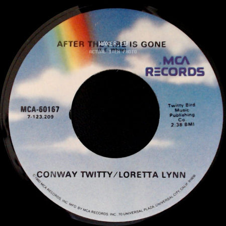 Conway Twitty/Loretta Lynn - After The Fire Is Gone / Lead Me On side A