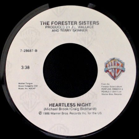 The Forester Sisters - Lonely Alone / Heartless Night side B