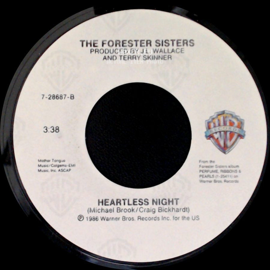 The Forester Sisters - Lonely Alone / Heartless Night side B