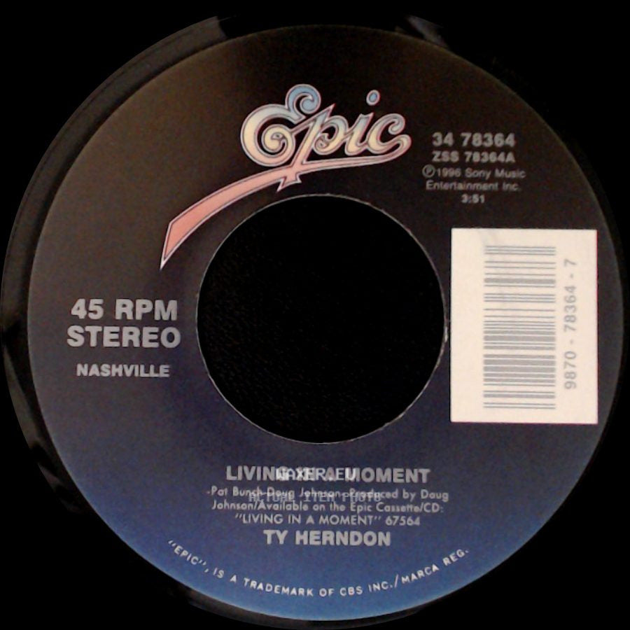 Ty Herndon - Returning The Faith / Living In A Moment side B