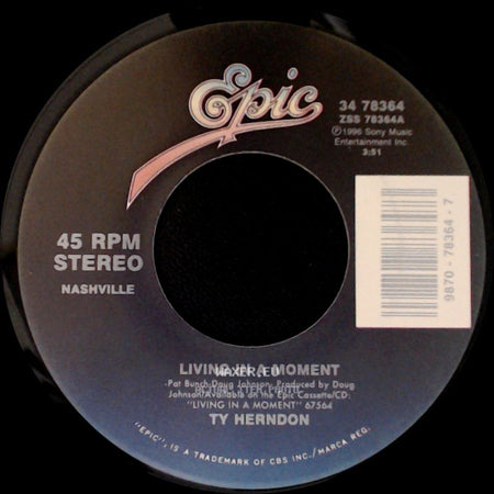 Ty Herndon - Returning The Faith / Living In A Moment side B