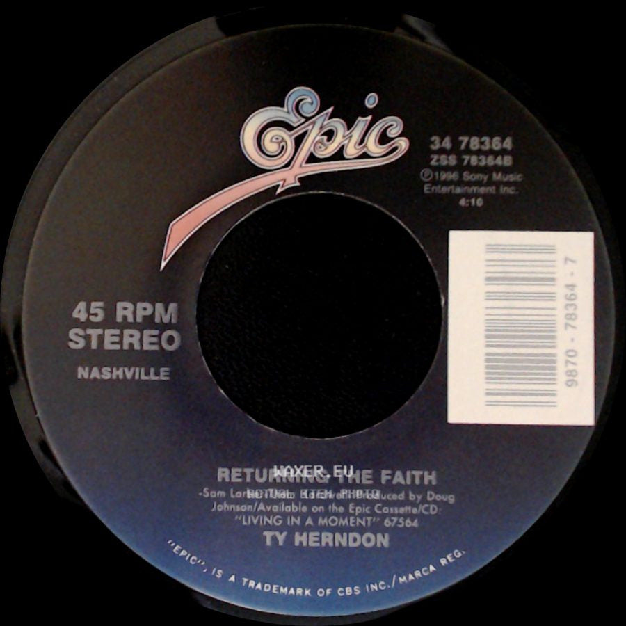 Ty Herndon - Returning The Faith / Living In A Moment side A