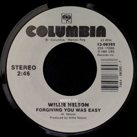 Willie Nelson - Forgiving You Was Easy / Living In The Promiseland side A