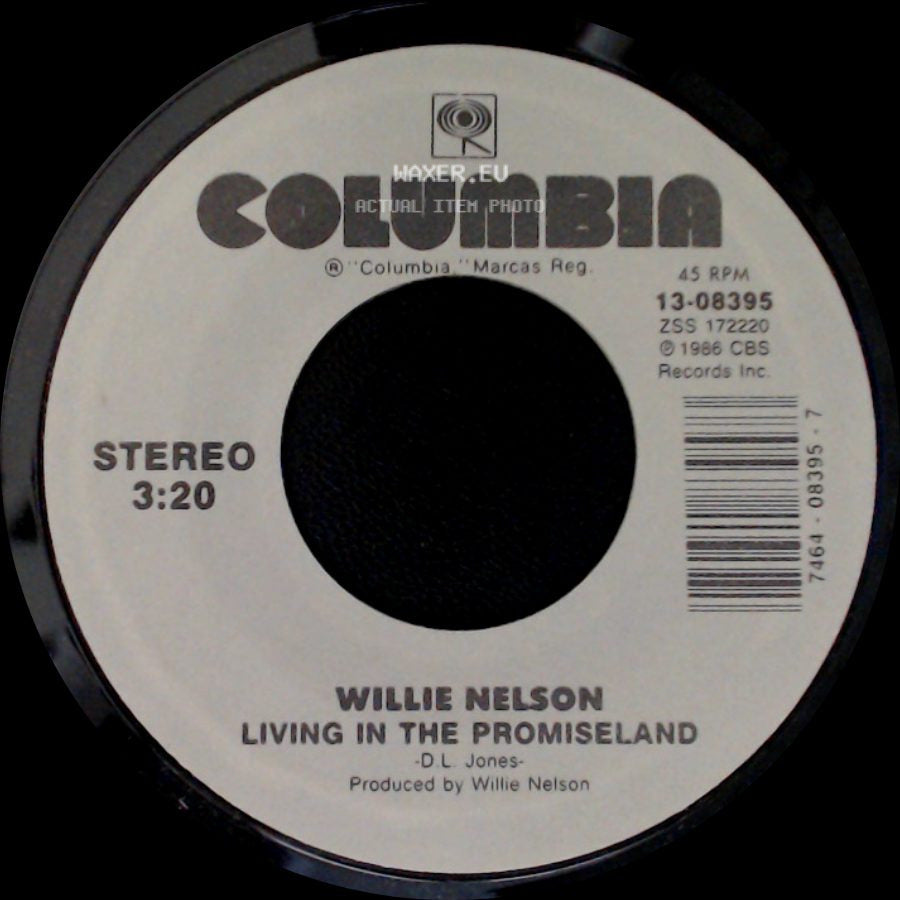 Willie Nelson - Forgiving You Was Easy / Living In The Promiseland side B