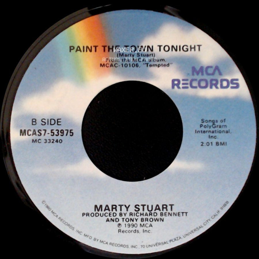 Marty Stuart - Little Things / Paint The Town Tonight side B