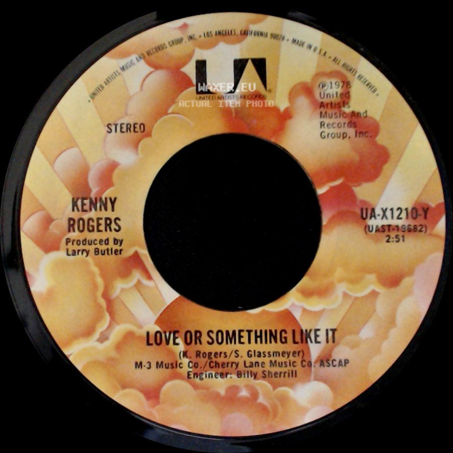 Kenny Rogers - Love Or Something Like It / Starting Again side A