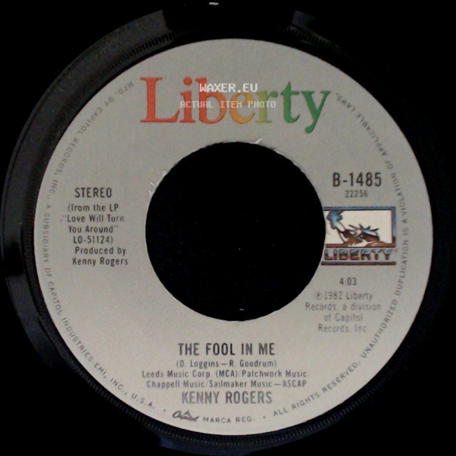 Kenny Rogers - The Fool In Me / A Love Song side A