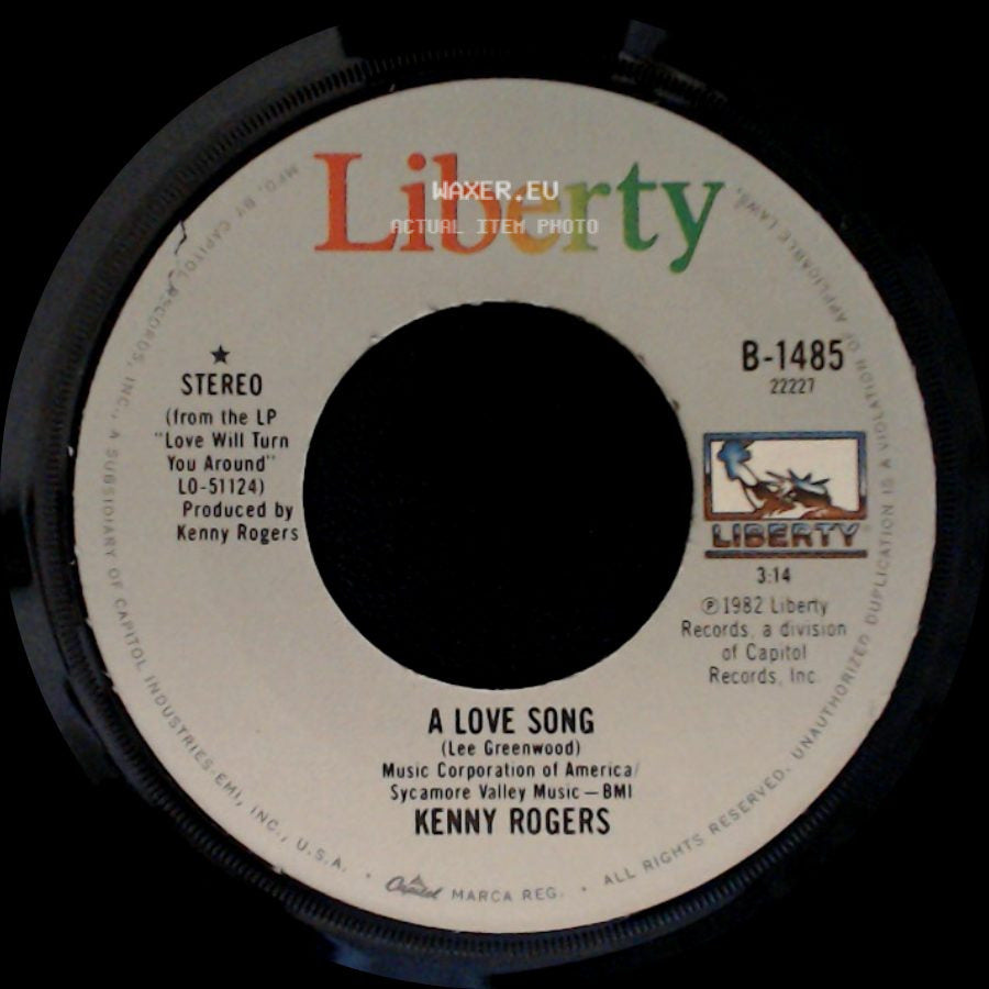 Kenny Rogers - The Fool In Me / A Love Song side B