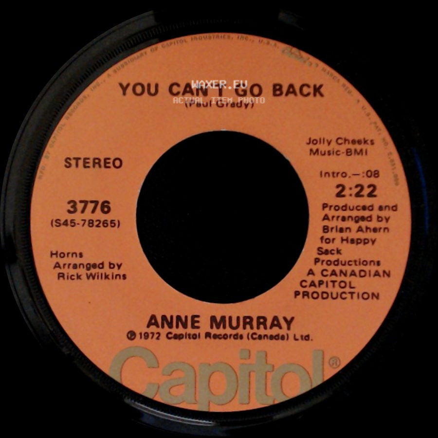 Anne Murray - You Can't Go Back / Love Song side A