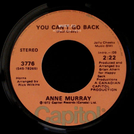 Anne Murray - You Can't Go Back / Love Song side A