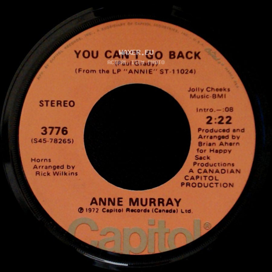 Anne Murray - You Can't Go Back / Love Song side A
