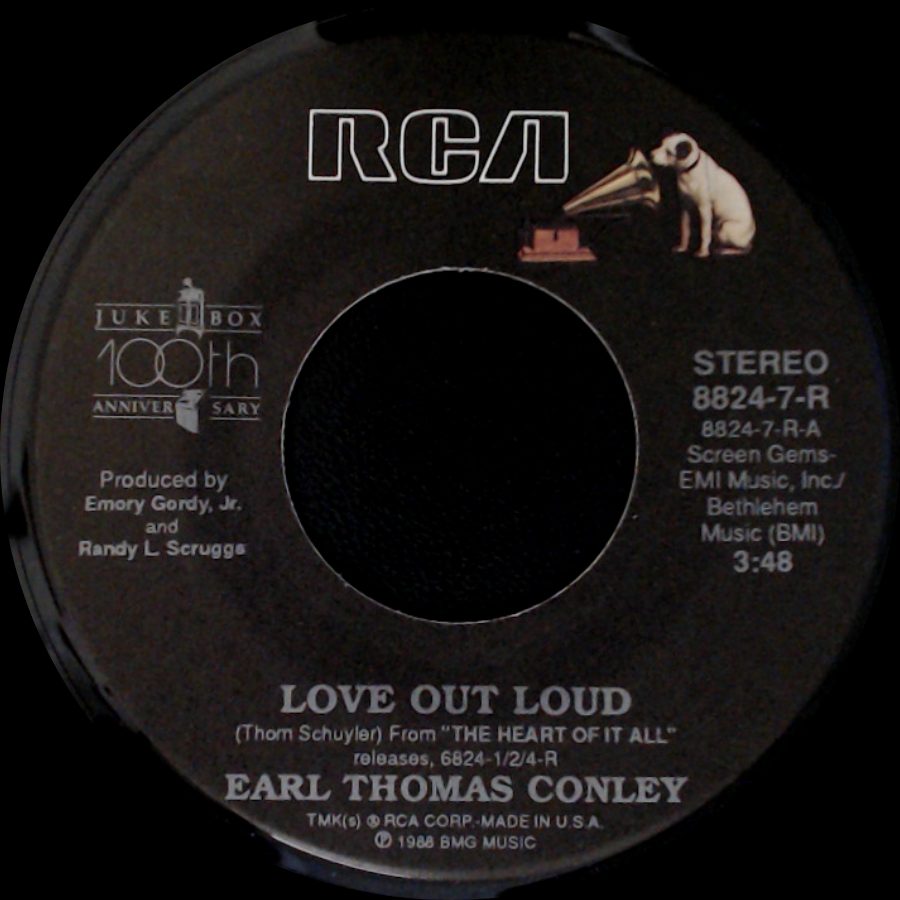 Earl Thomas Conley - No Chance, No Dance / Love Out Loud side B