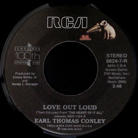 Earl Thomas Conley - No Chance, No Dance / Love Out Loud side B