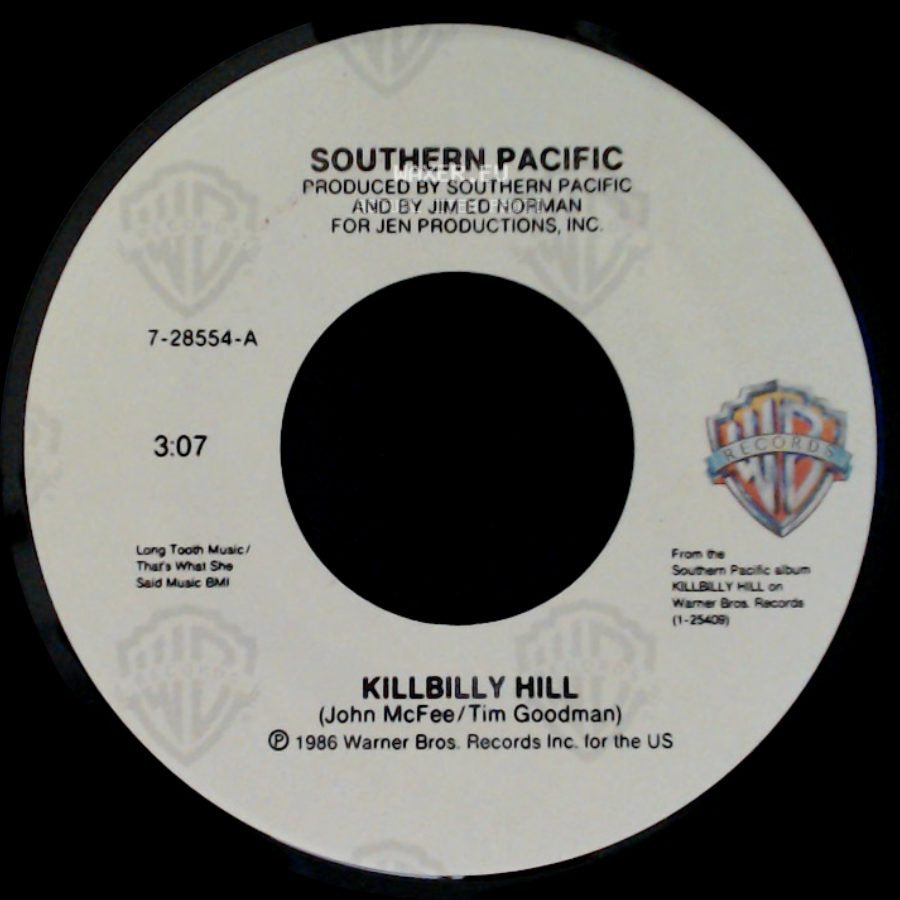 Southern Pacific - Killbilly Hill / Bluegrass Blues side A