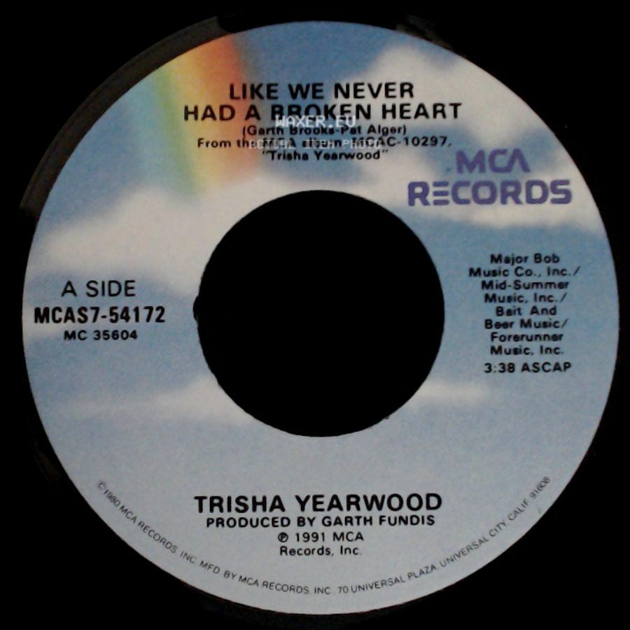 Trisha Yearwood - Like We Never Had A Broken Heart / The Whisper Of Your Heart side A