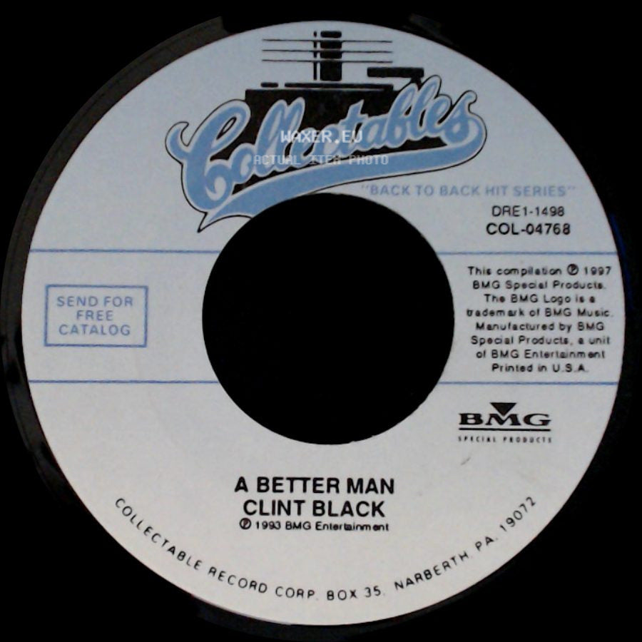 Clint Black - A Better Man / Killin' Time side A