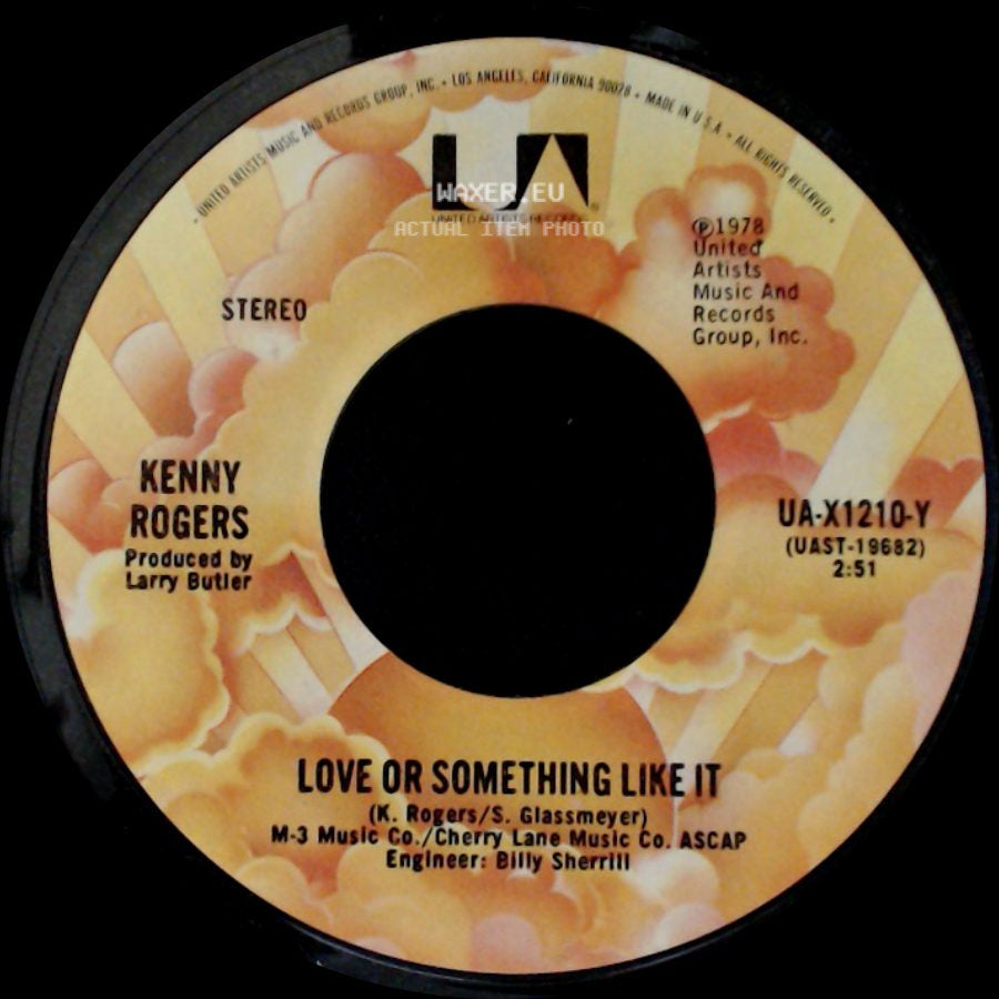 Kenny Rogers - Love Or Something Like It / Starting Again side A