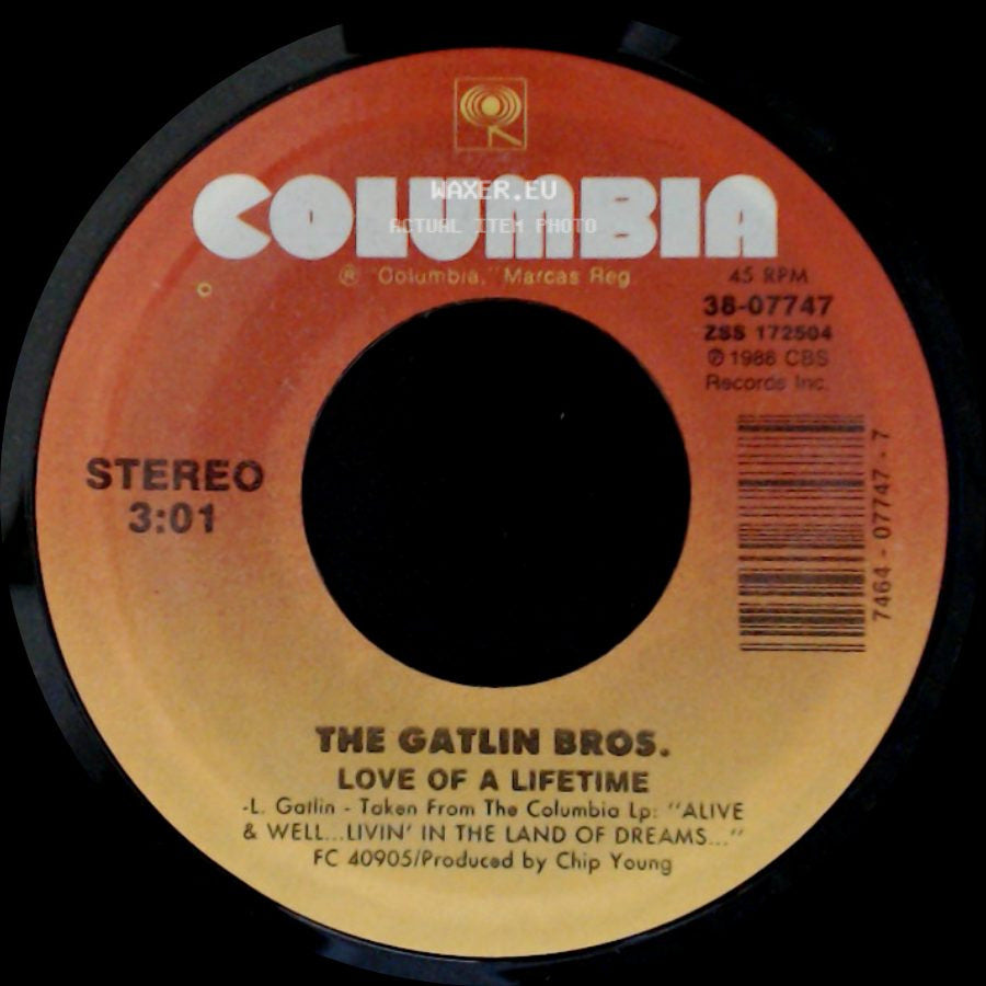 The Gatlin Bros. - Don't Blame Me For Colorado / Love Of A Lifetime side B
