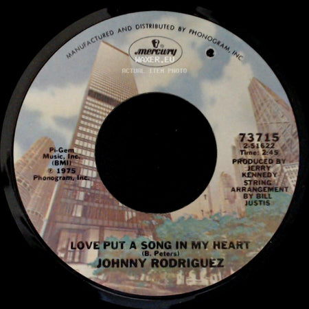Johnny Rodriguez - Love Put A Song In My Heart / Steppin' Out On You side A