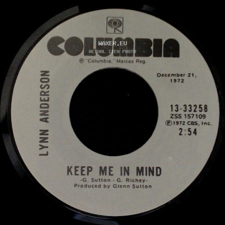 Lynn Anderson - Top Of The World / Keep Me In Mind side B