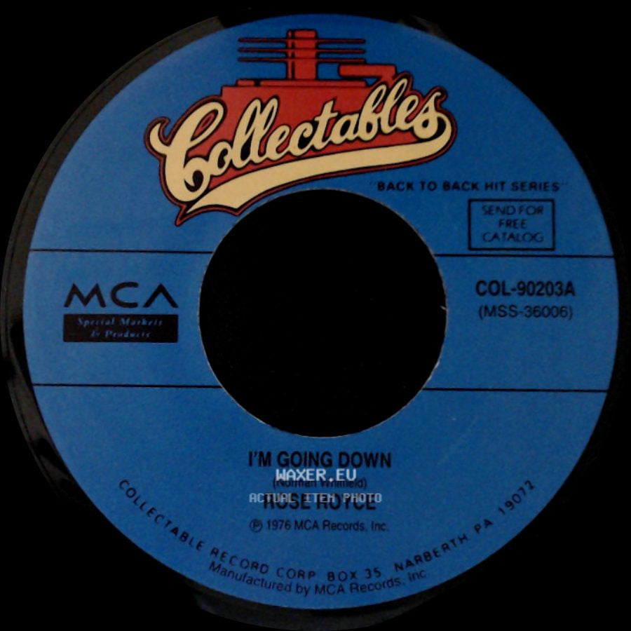 Mighty Clouds Of Joy / Rose Royce - Mighty High / I'm Going Down side B