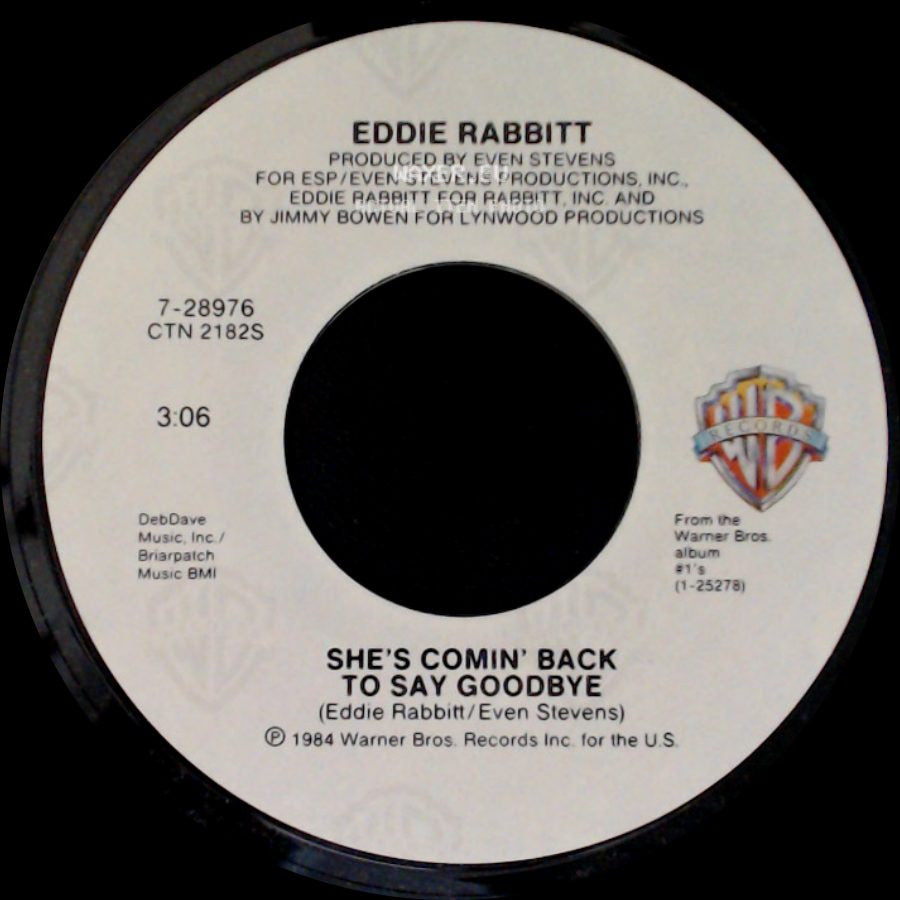 Eddie Rabbitt - Dial That Telephone / She's Comin' Back To Say Goodbye side B