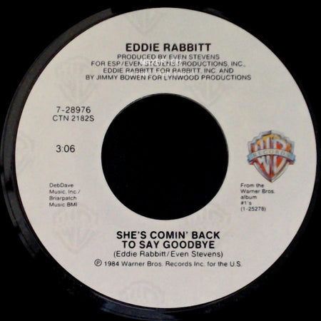 Eddie Rabbitt - Dial That Telephone / She's Comin' Back To Say Goodbye side B