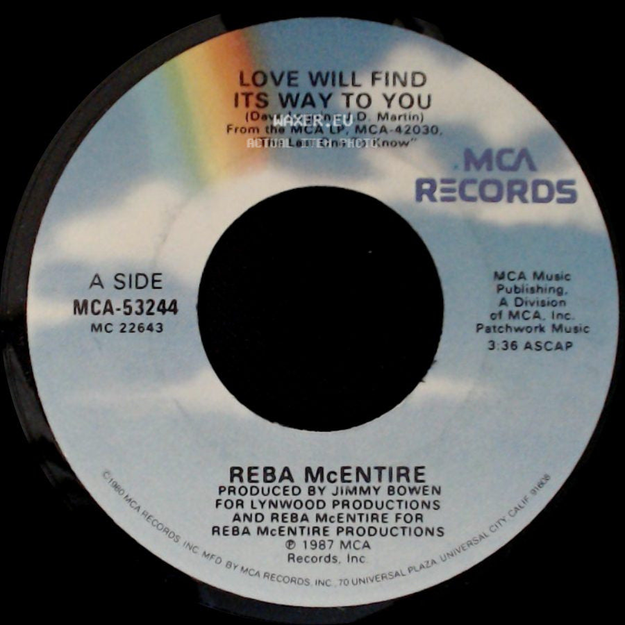 Reba Mcentire - Love Will Find Its Way To You / Someone Else side A