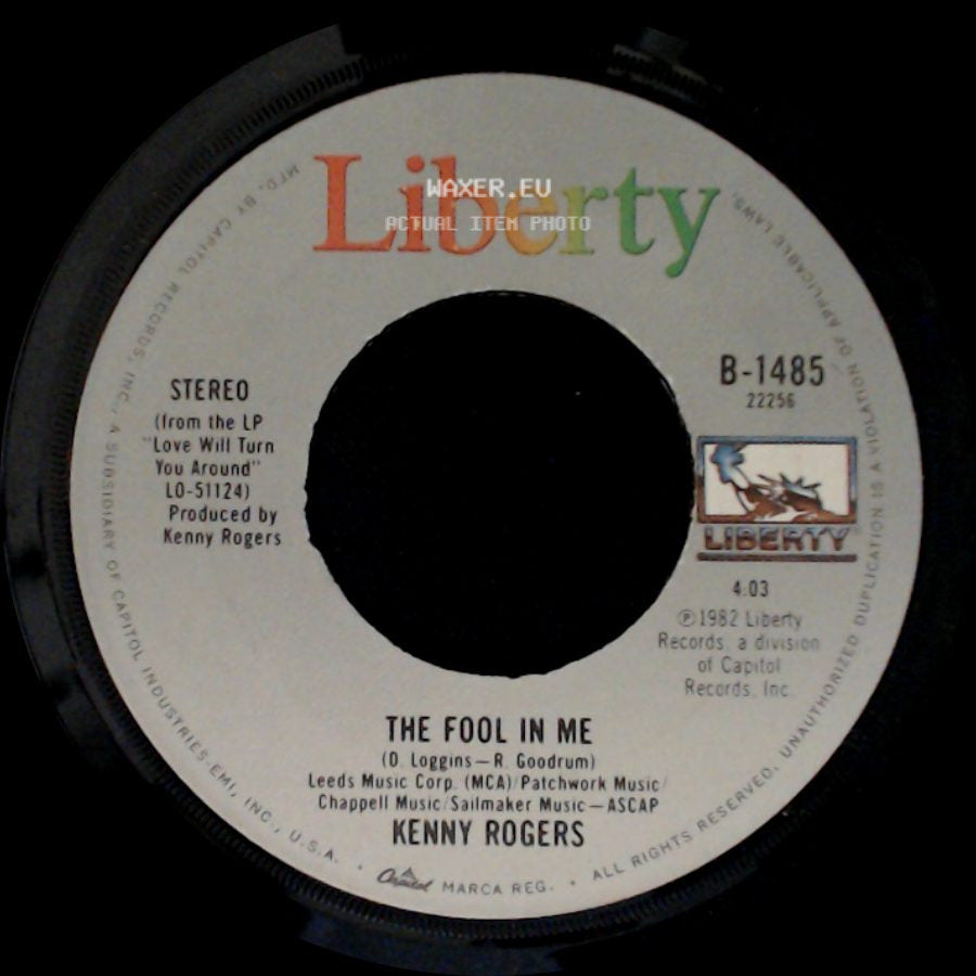 Kenny Rogers - The Fool In Me / A Love Song side A