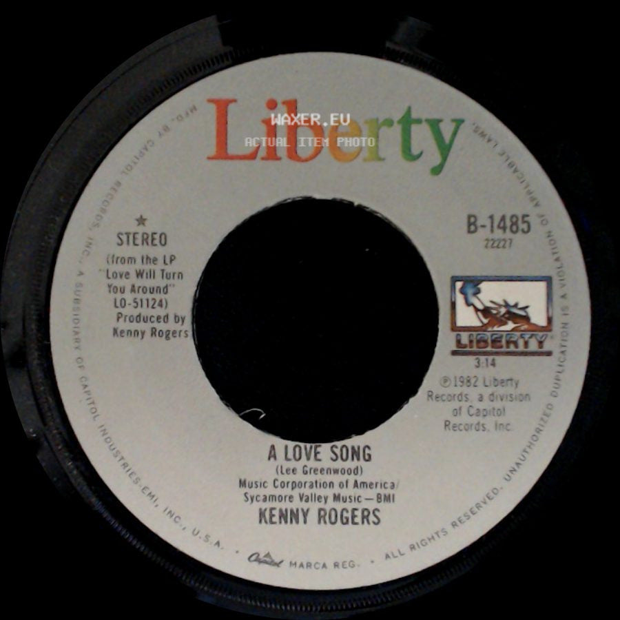Kenny Rogers - A Love Song / The Fool In Me side A